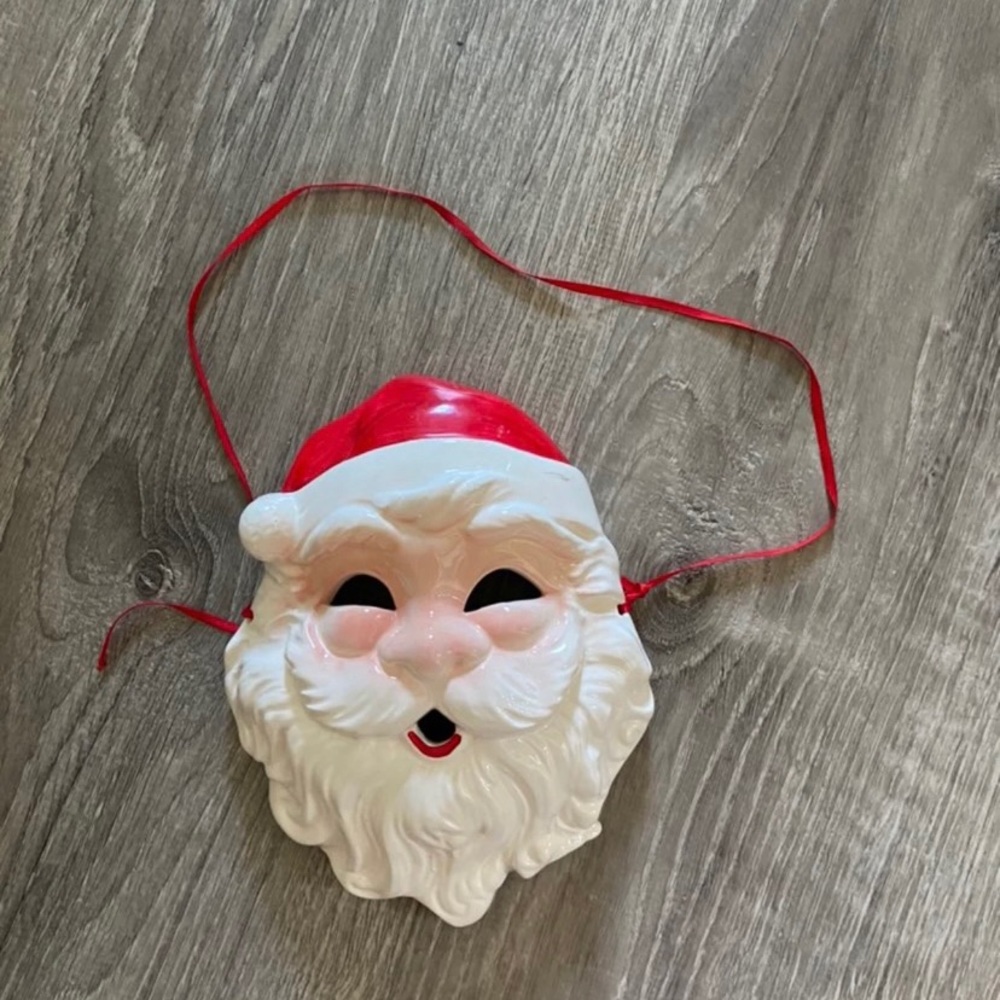 Vintage Ceramic Santa Mask